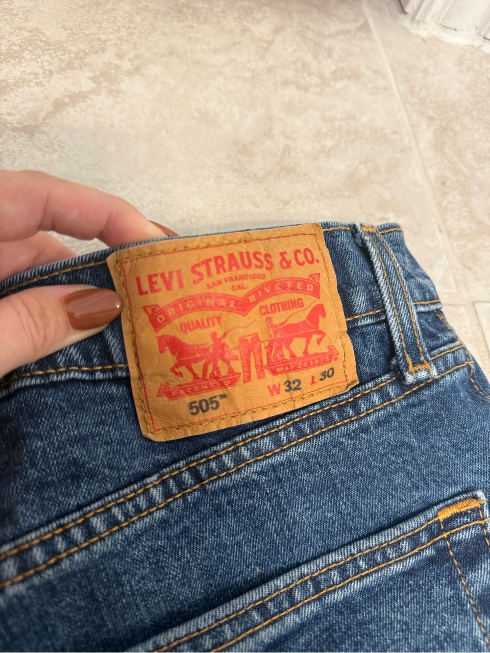 Womens 505 Levi’s Jean Shorts